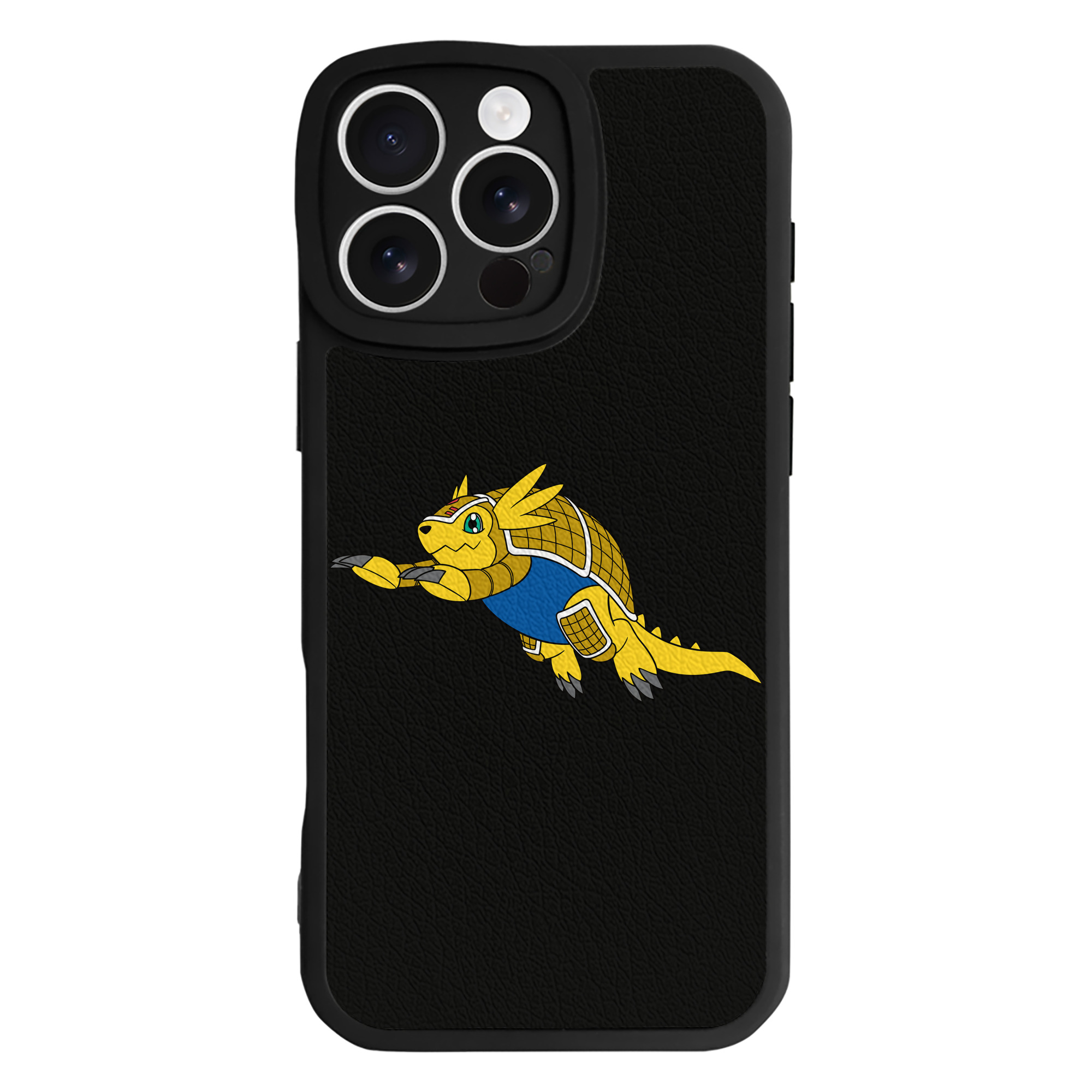 （画像用） Digimon デジタルモンスター/デジモン 【iPhone 16シリーズ対応】シリコンスマホケース（レザー調） 材質：シリコン